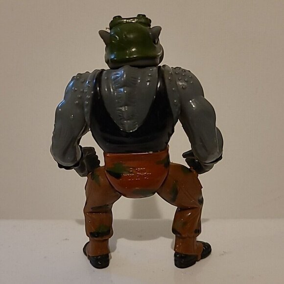 VTG Retro 1988 Rocksteady Teenage Mutant Ninja Turtles TMNT Playmates - Picture 2 of 4